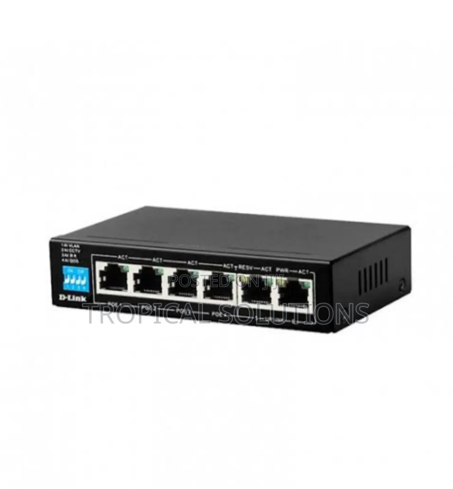 D-Link 6-Port Gigabit Poe Switch With4 Long Reach Poe Ports