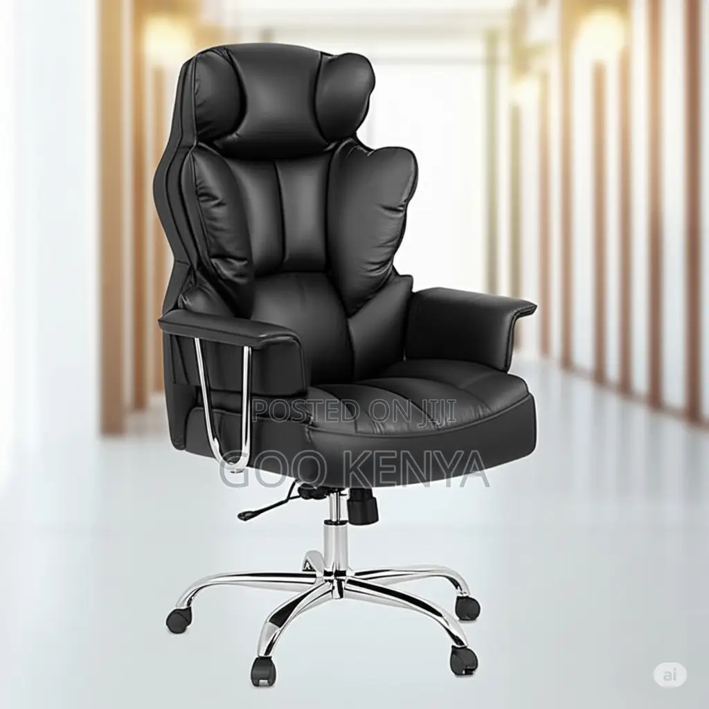 Office Chair ; Gaming Chair Genuine Leather Fubric Material