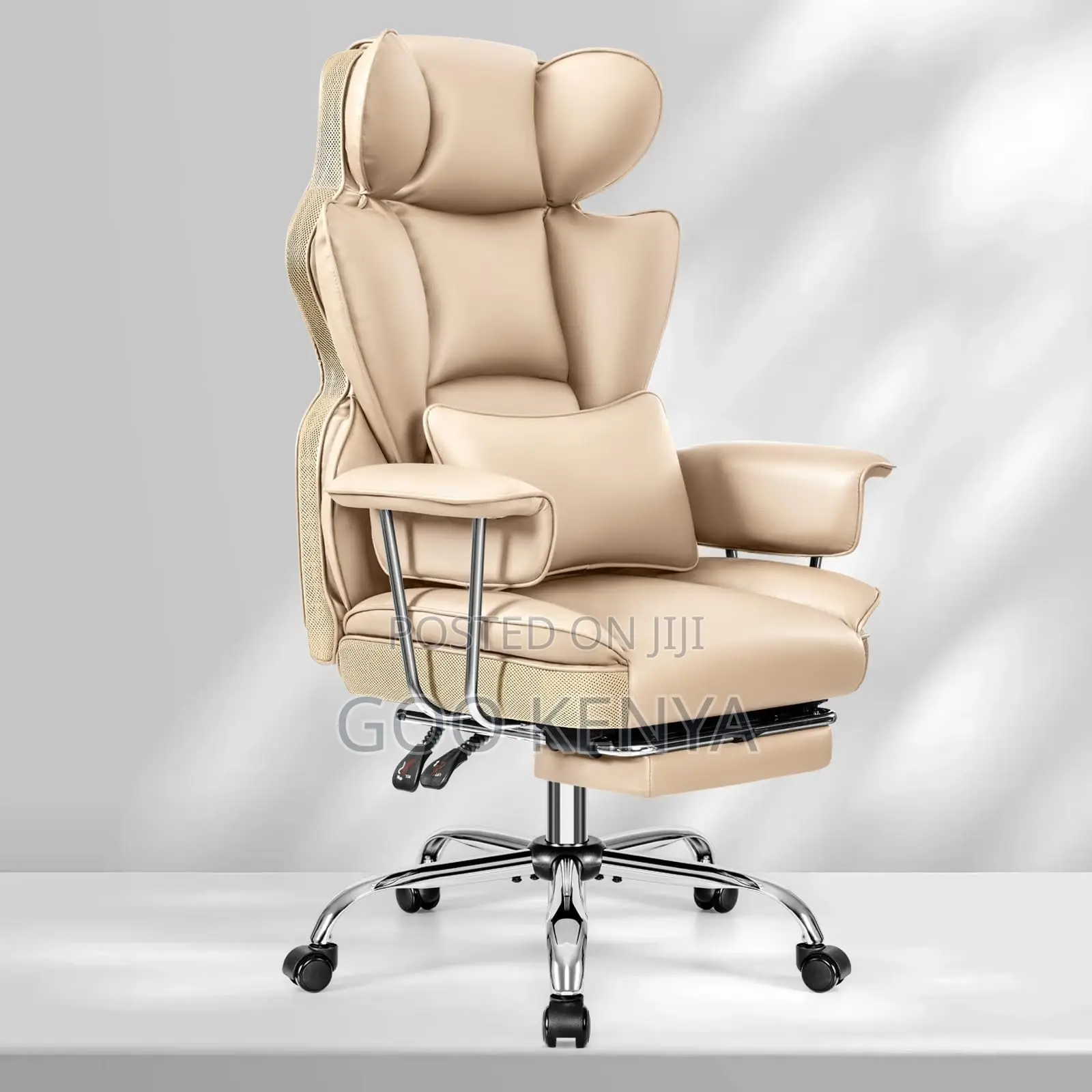 Office Chair ; Gaming Chair Genuine Leather Fubric Material