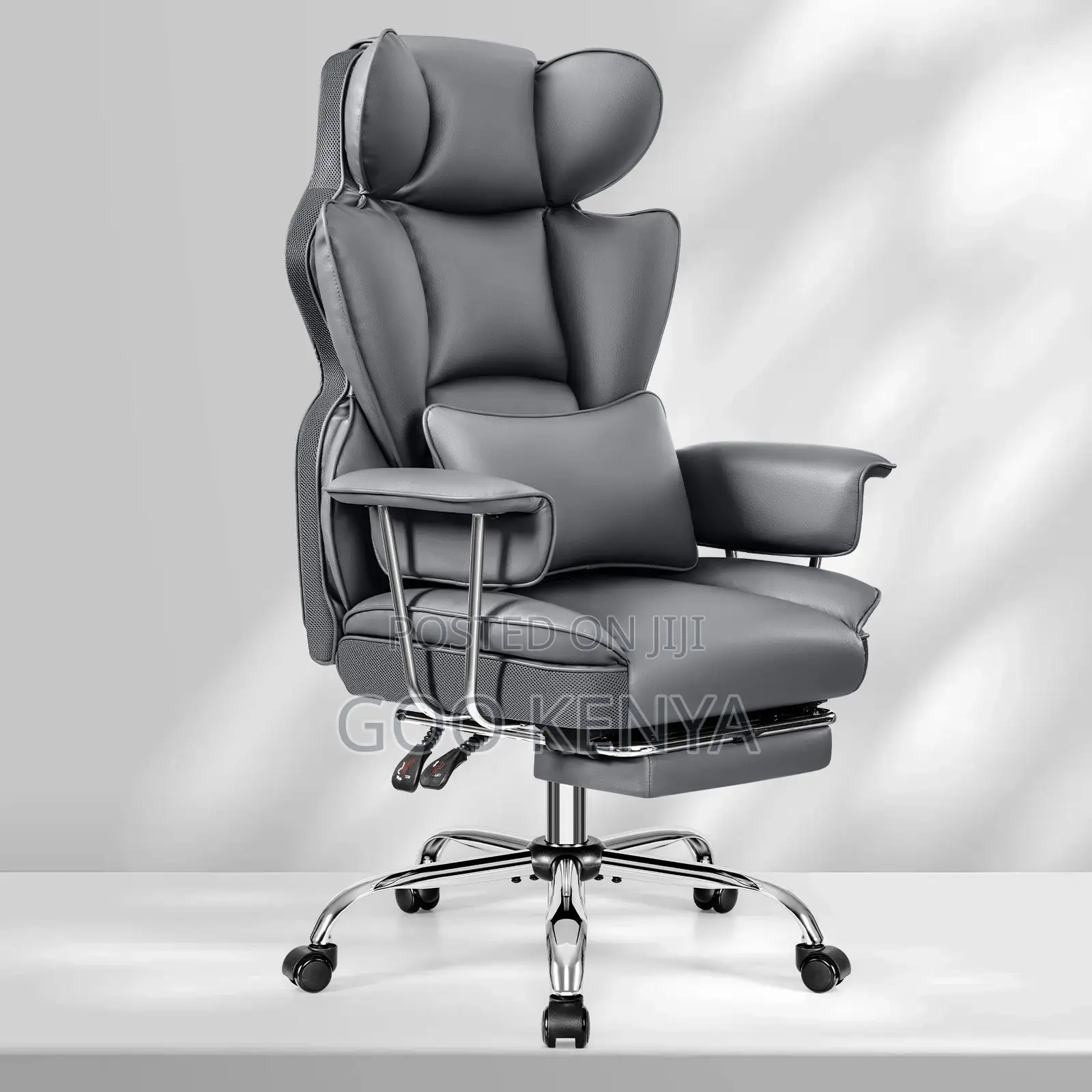 Office Chair ; Gaming Chair Genuine Leather Fubric Material