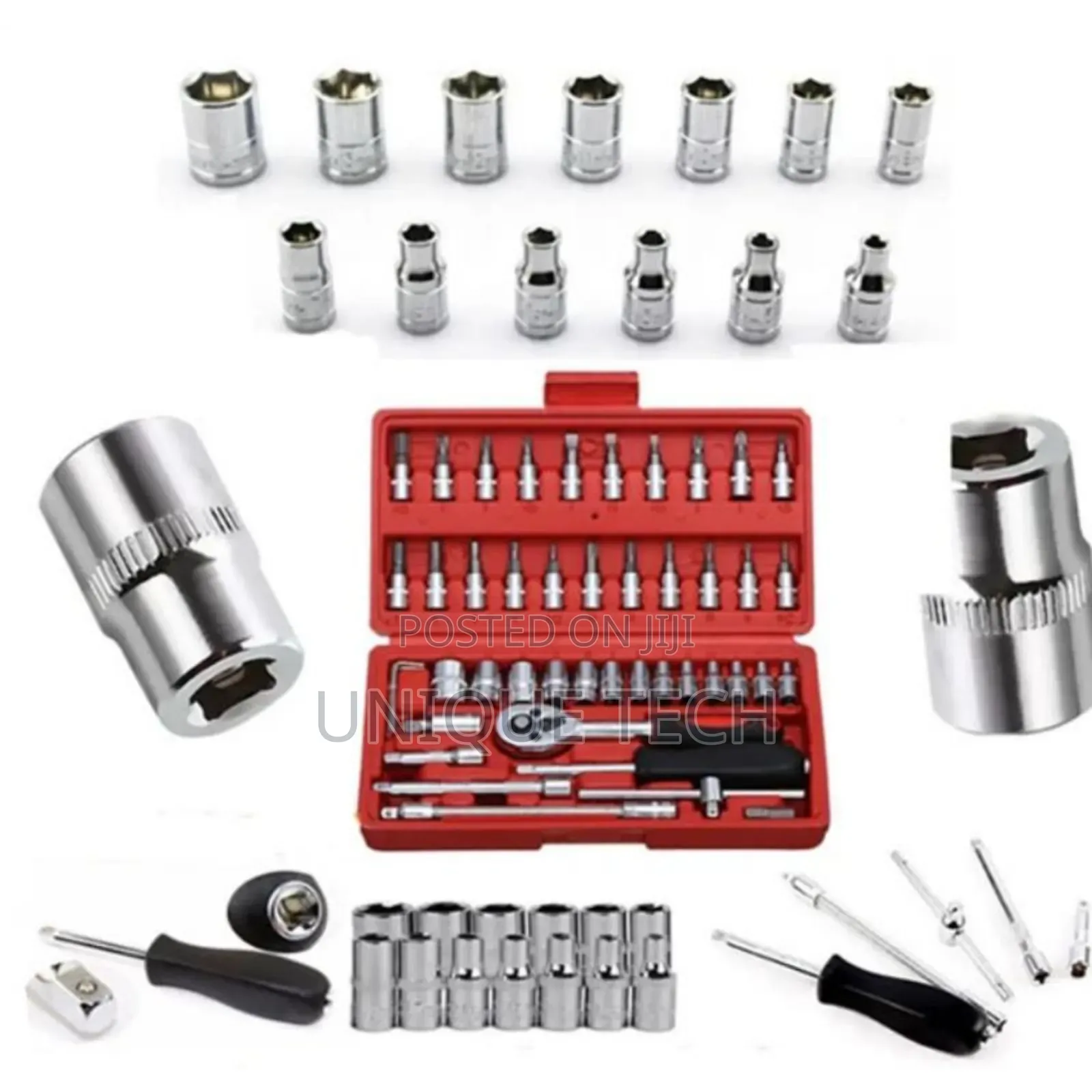 Socket Spanner Set – 46pcs Ratchet Bit Tool Kit