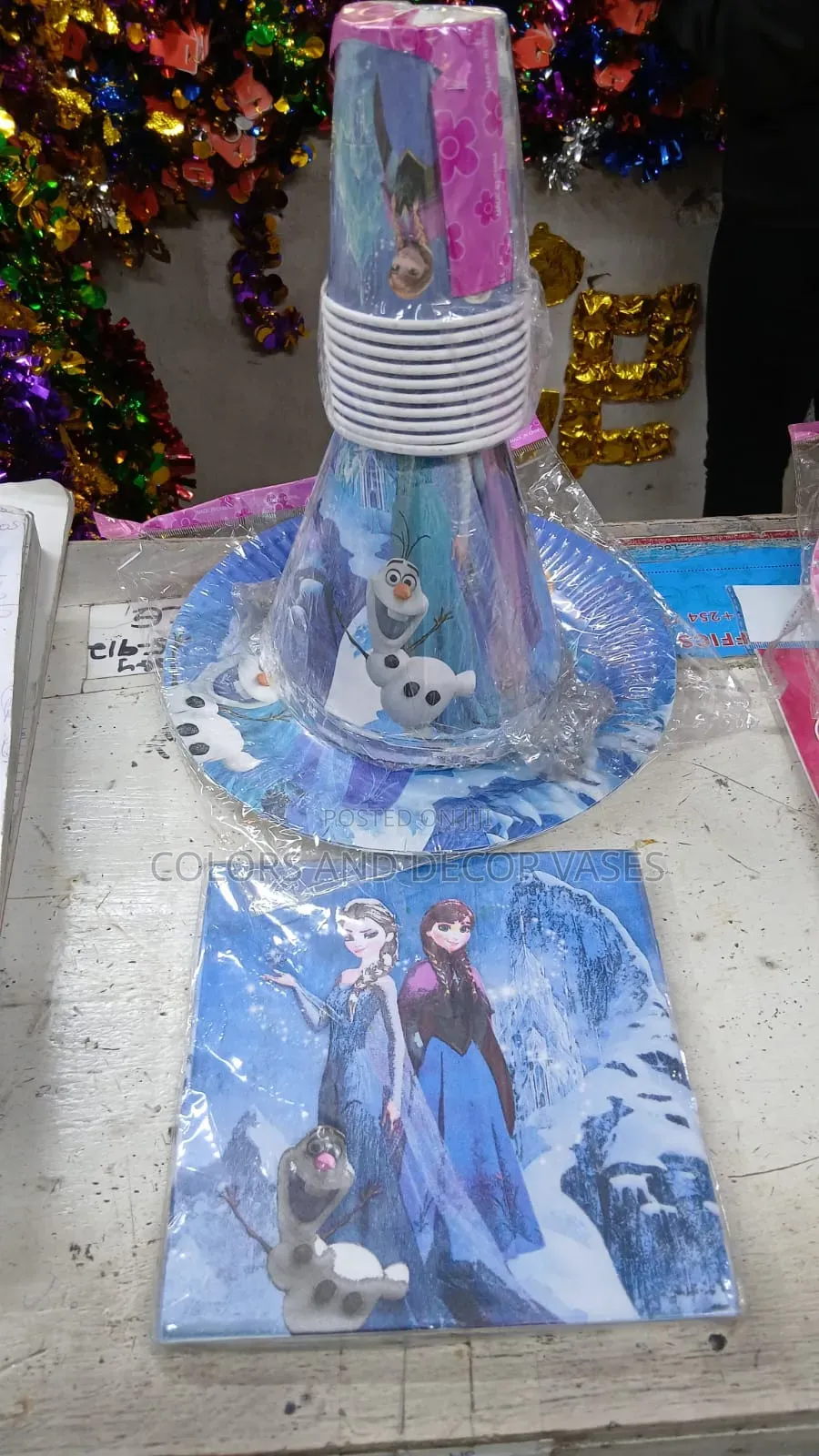 Elsa Items Party Set