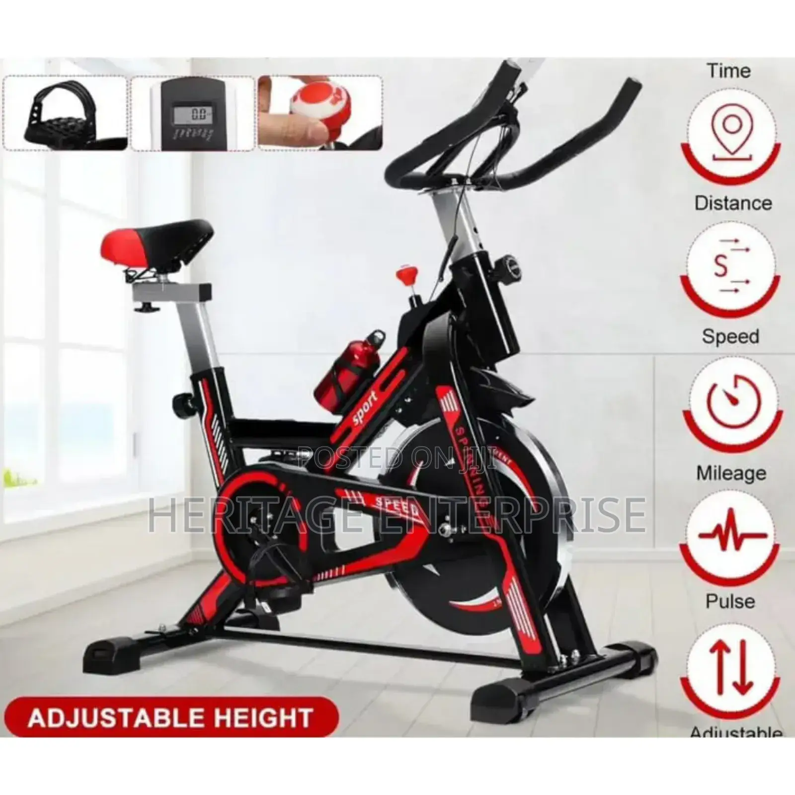 *Exercise Spin Bike(Max User Weight 120kg)