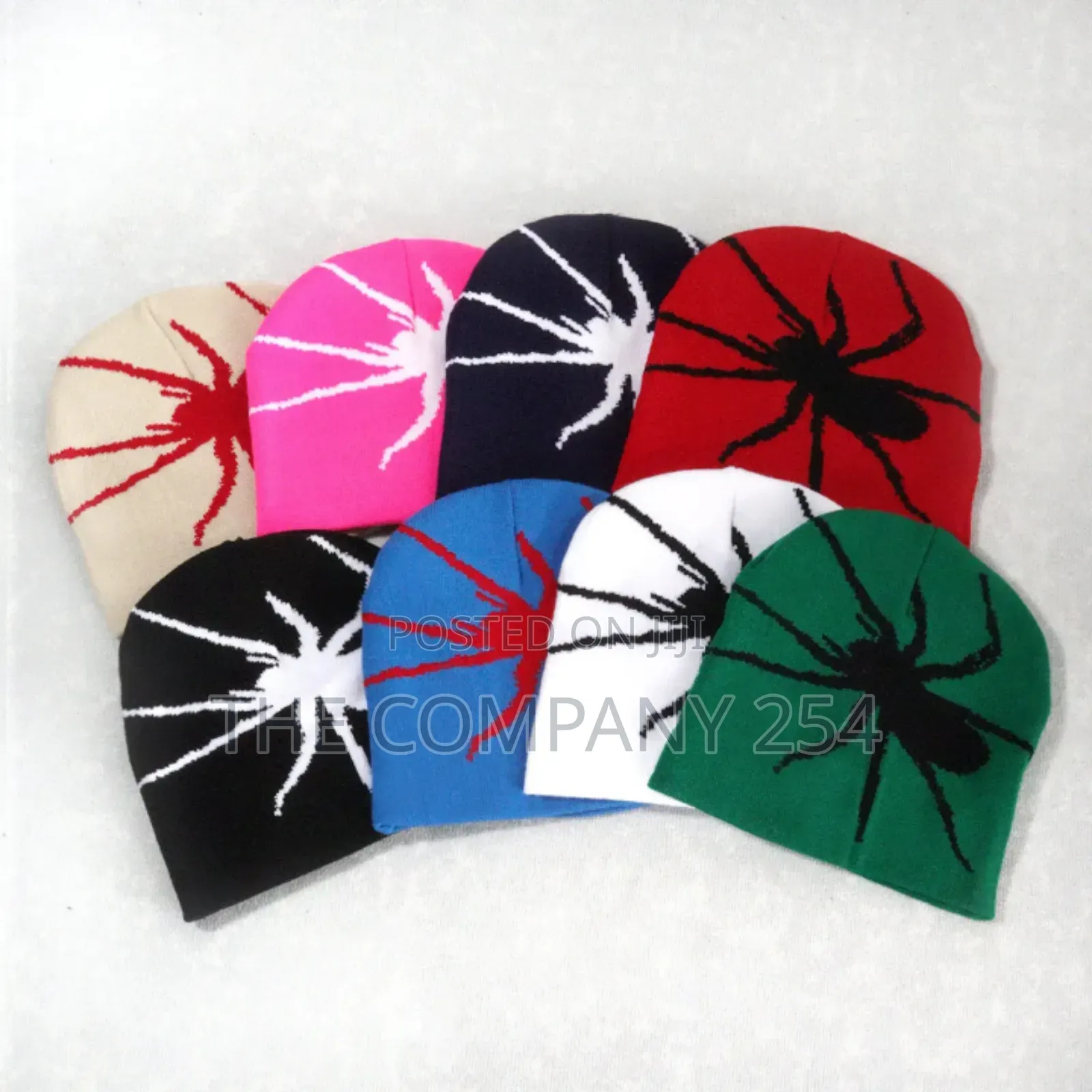 Unisex Beanie Hats Hip Hop Color Warm Spider Web Knitted