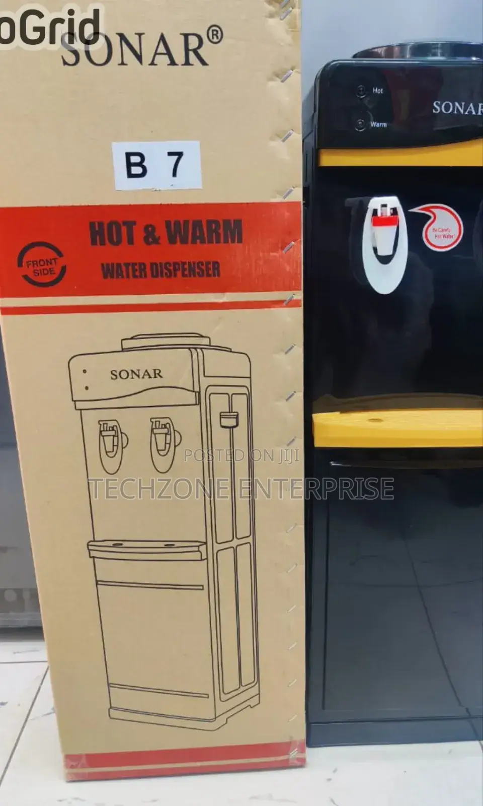 Black Sonar B7 Taps Hot and Normal Standing Water Dispenser,