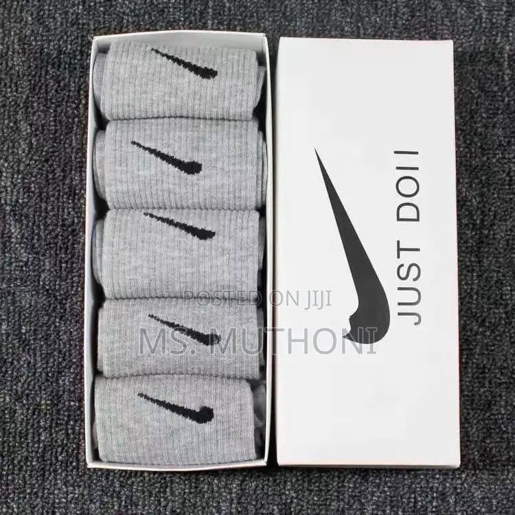 5pairs Tube Nike Cotton Socks Pack*