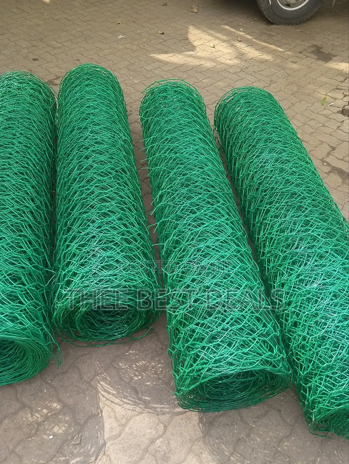 Green PVC Coated Chainlink Wire-Triple Twisted Chainlink