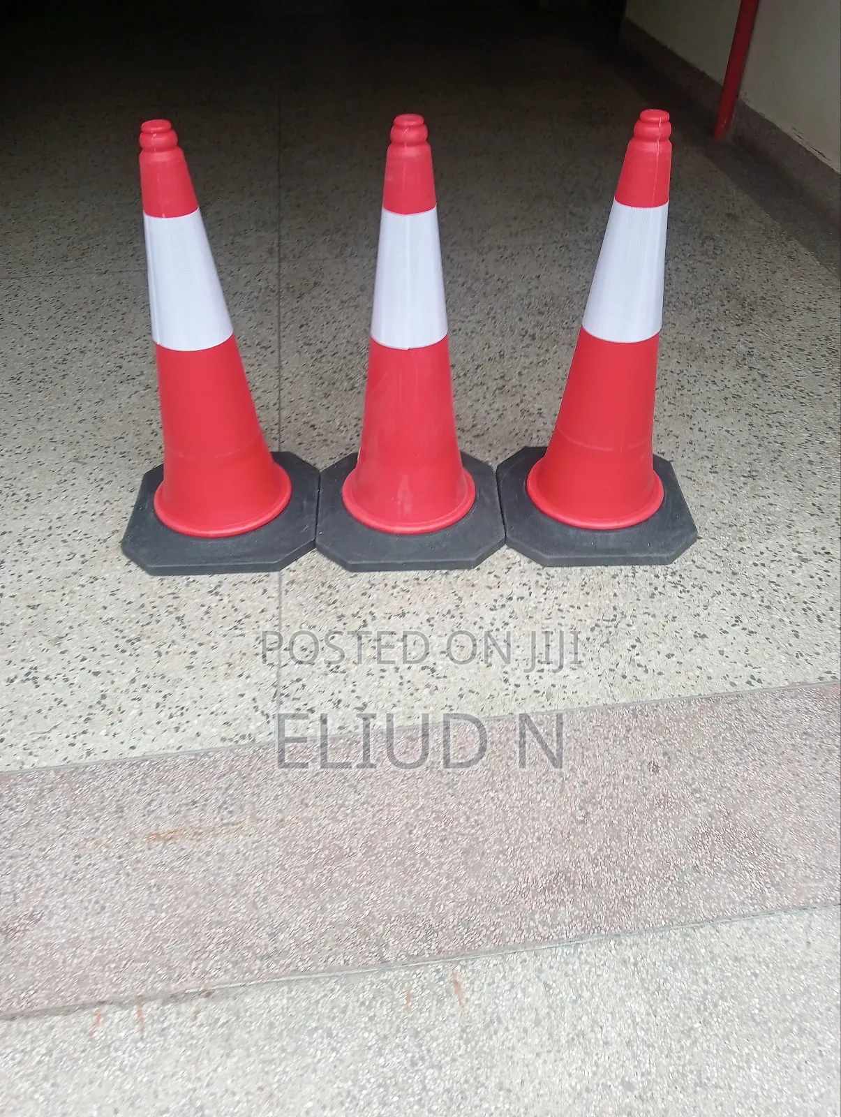 Red/White Reflective Traffic Cone