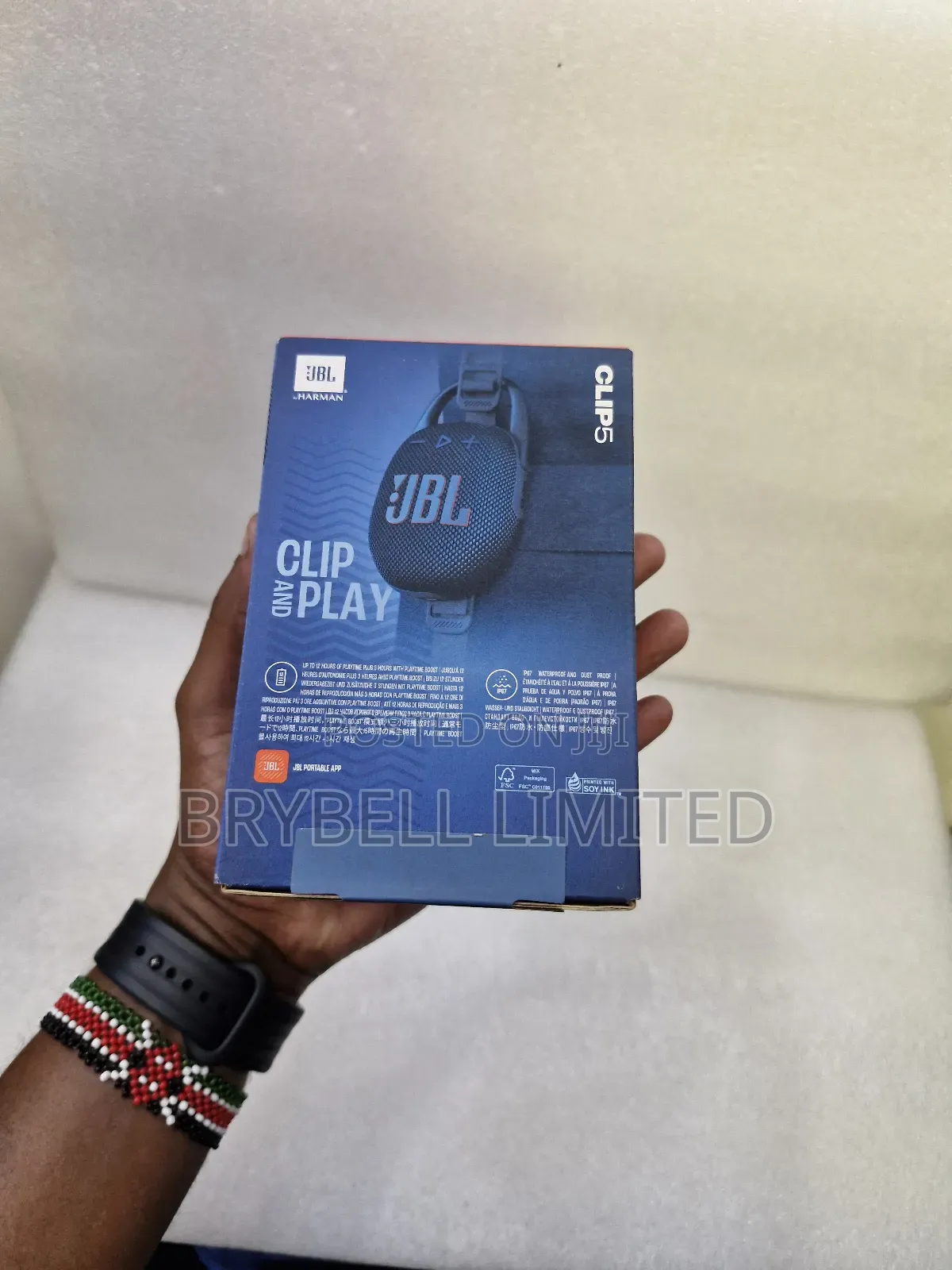 Origial JBL Clip 5 Blue Brand New Sealed