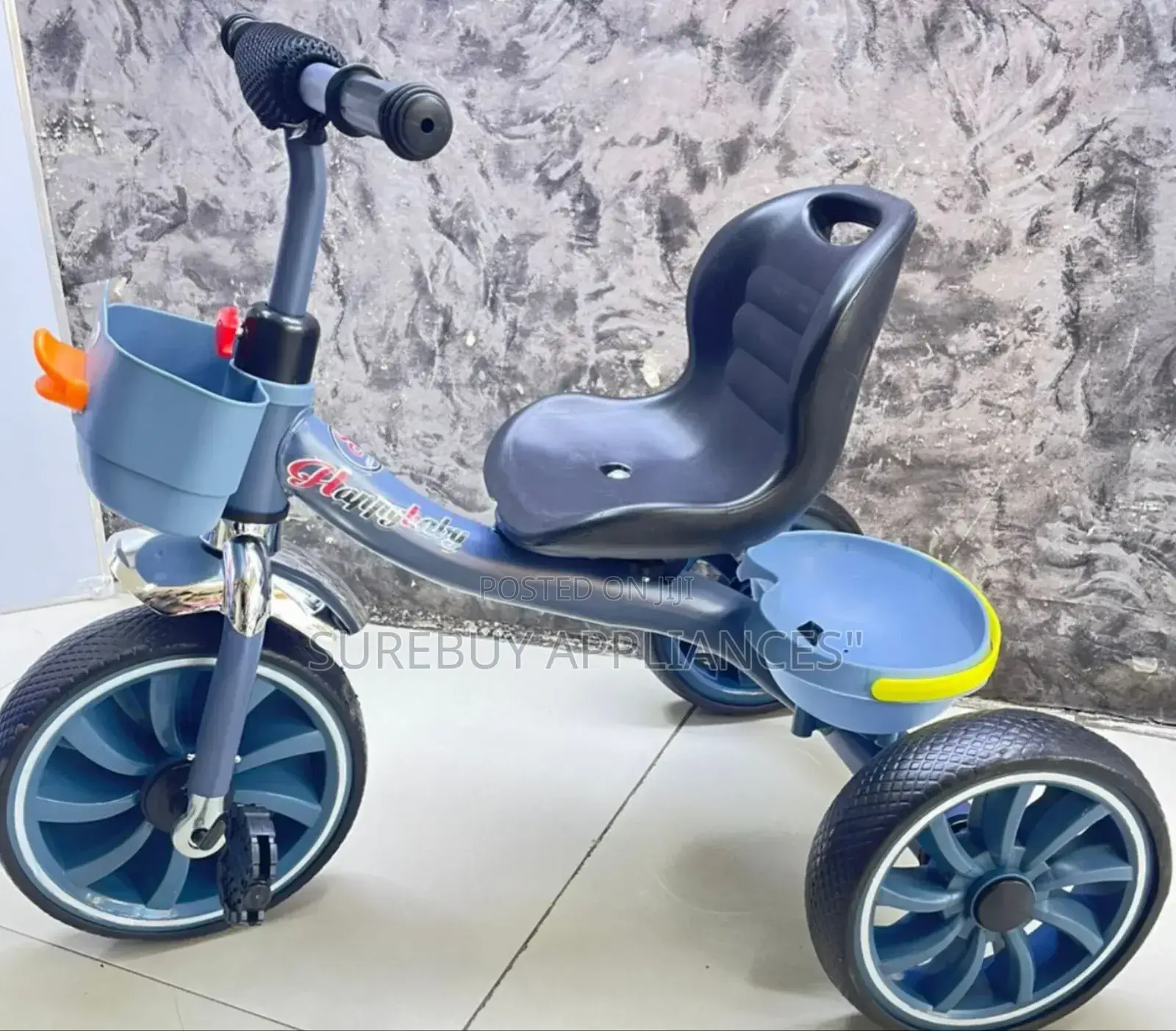 Tricycle With Rubber Wheels