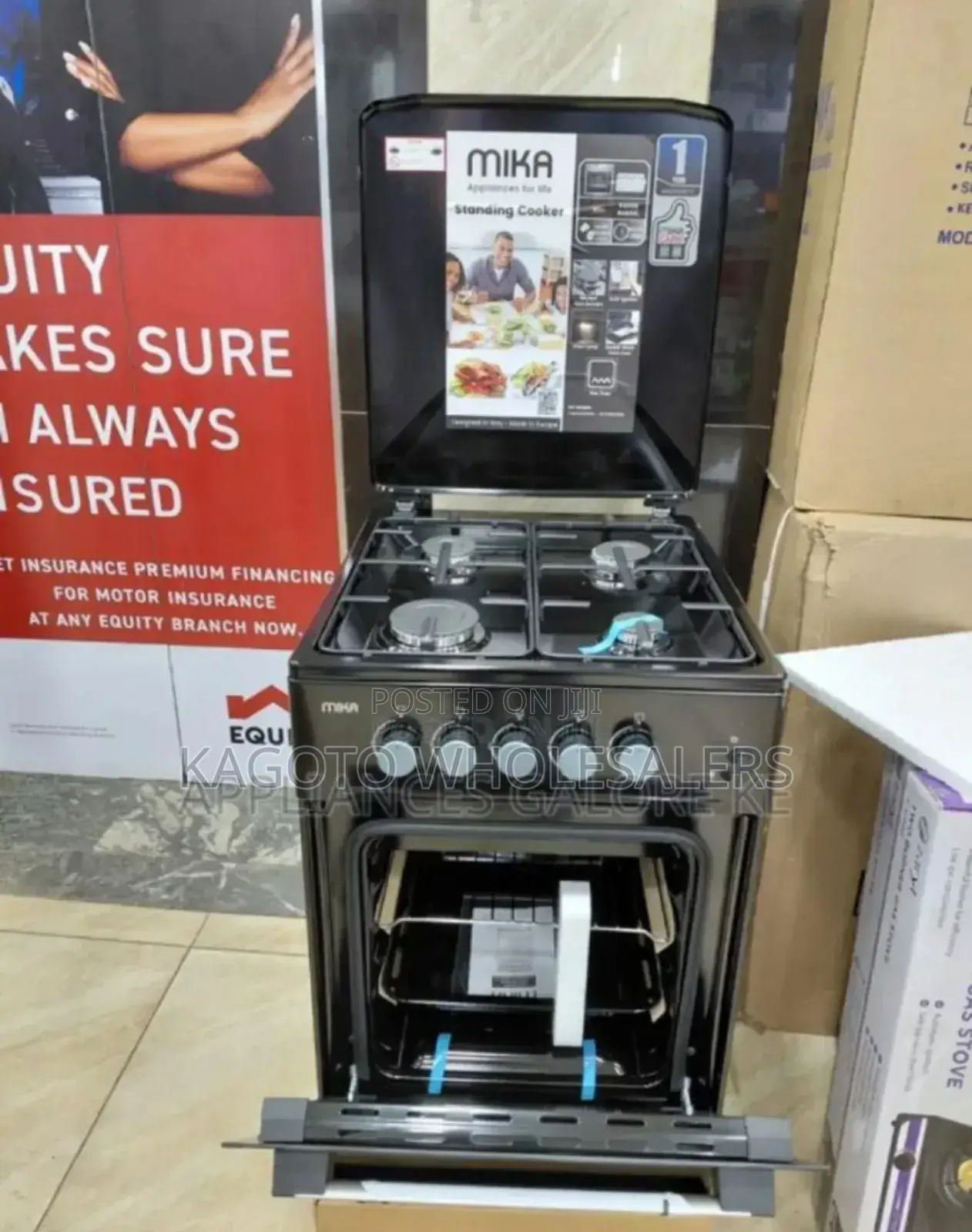 Size 60by60 Standing Cooker. Mika Company 3+1