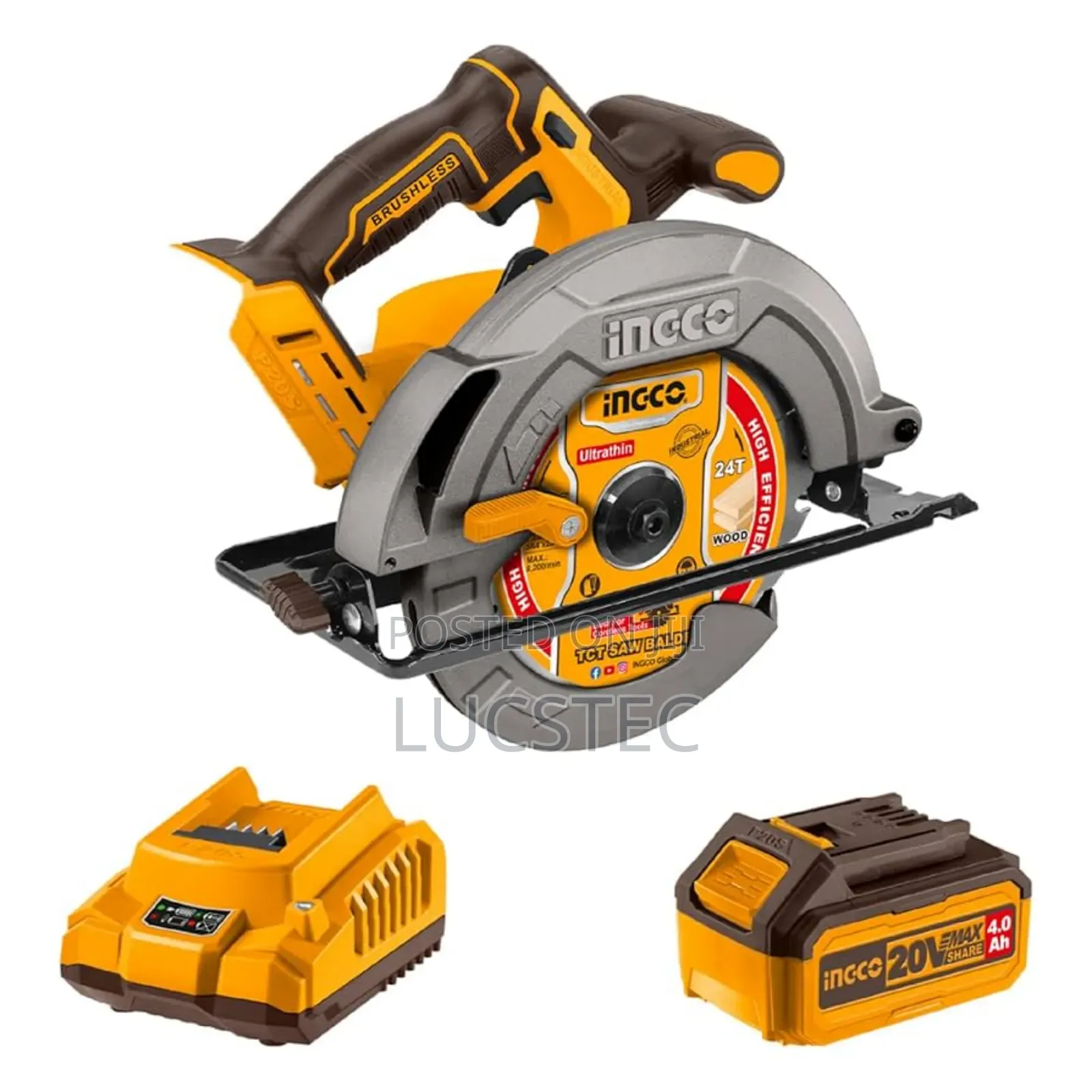Ingco 20v Cordless Circular Saw