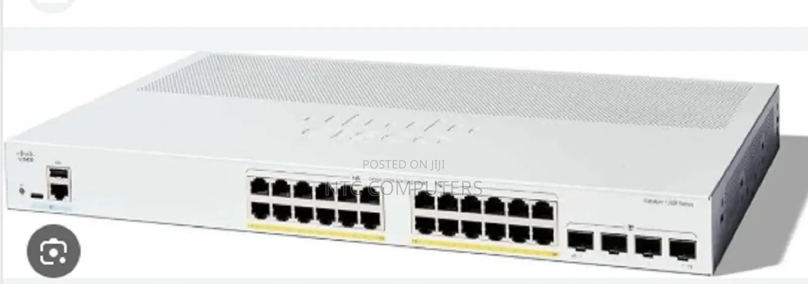 Cisco Catalyst 1300-24p-4g Managed Switch, 24 Port Ge, Poe,