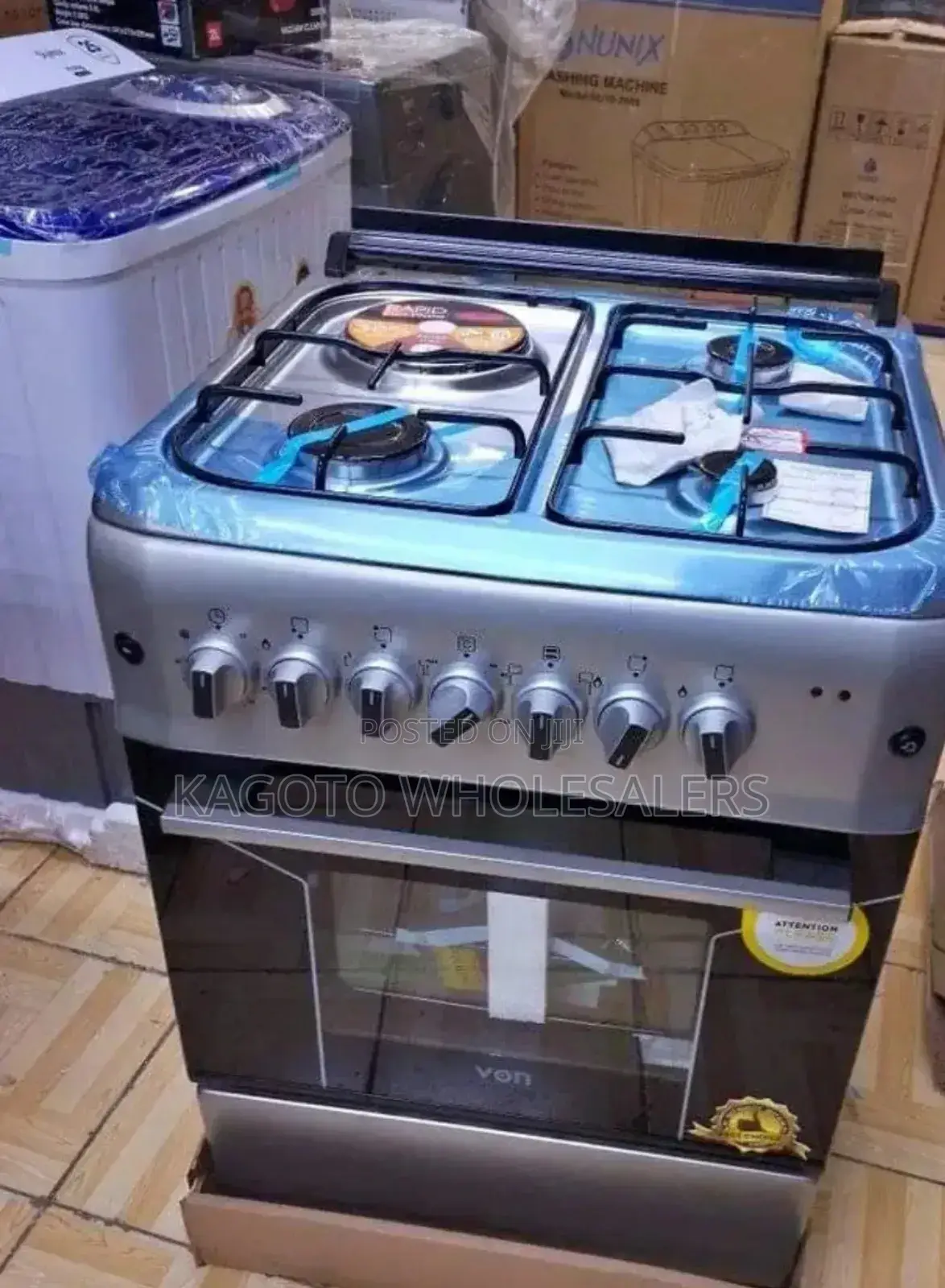 Von 60 by 60 3g+1e Free Standing Cooker Vn1