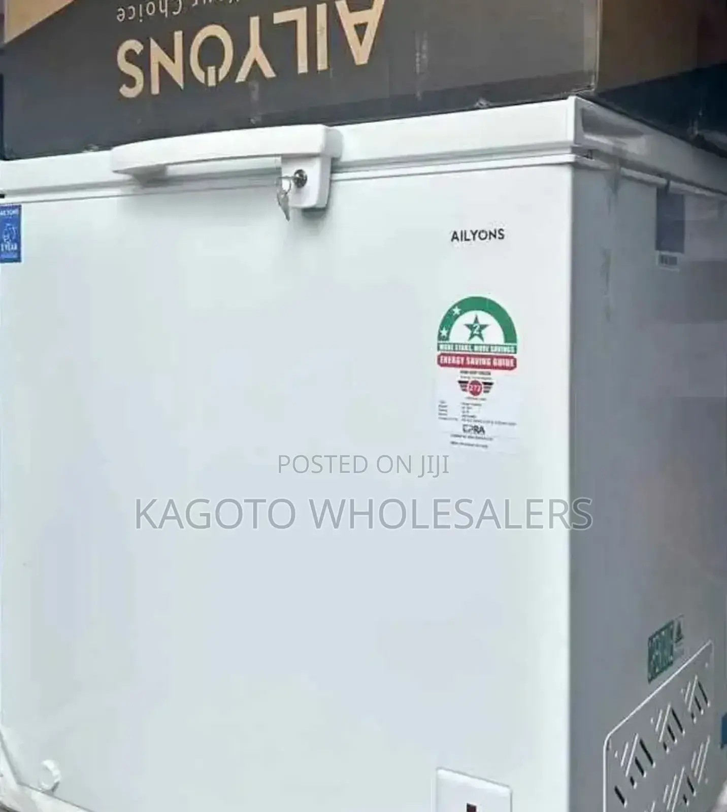 150 Litres Ailyons Chest Deep Freezer/White A150l