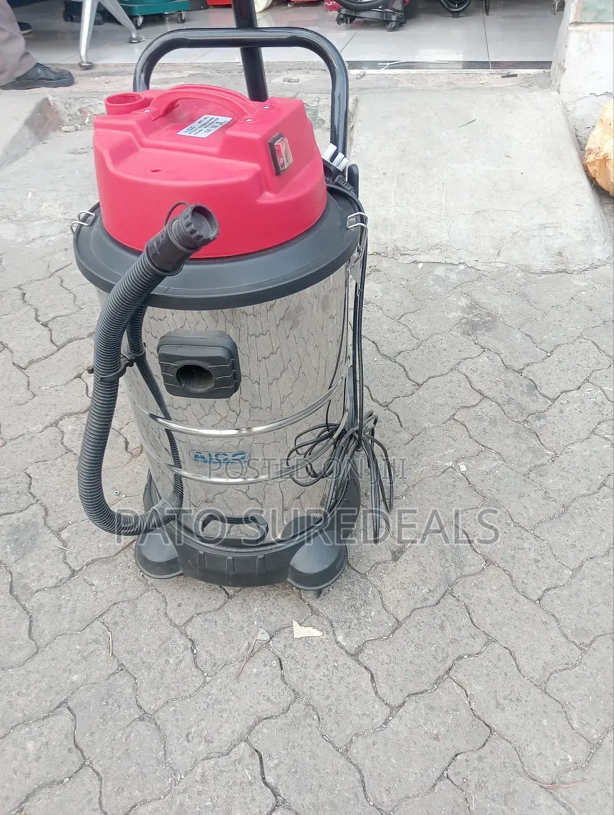 50l Aico Vacuum Cleaner Stainless Steel Body