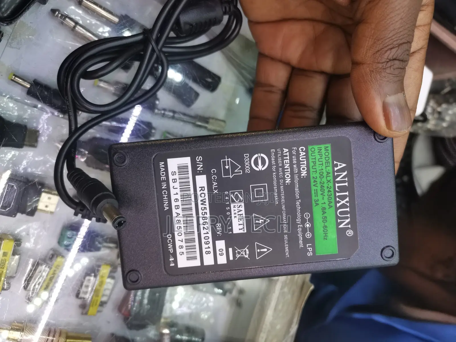 Replacement for 24v 3a Ac-Dc Adaptor Power Supply for Mean W
