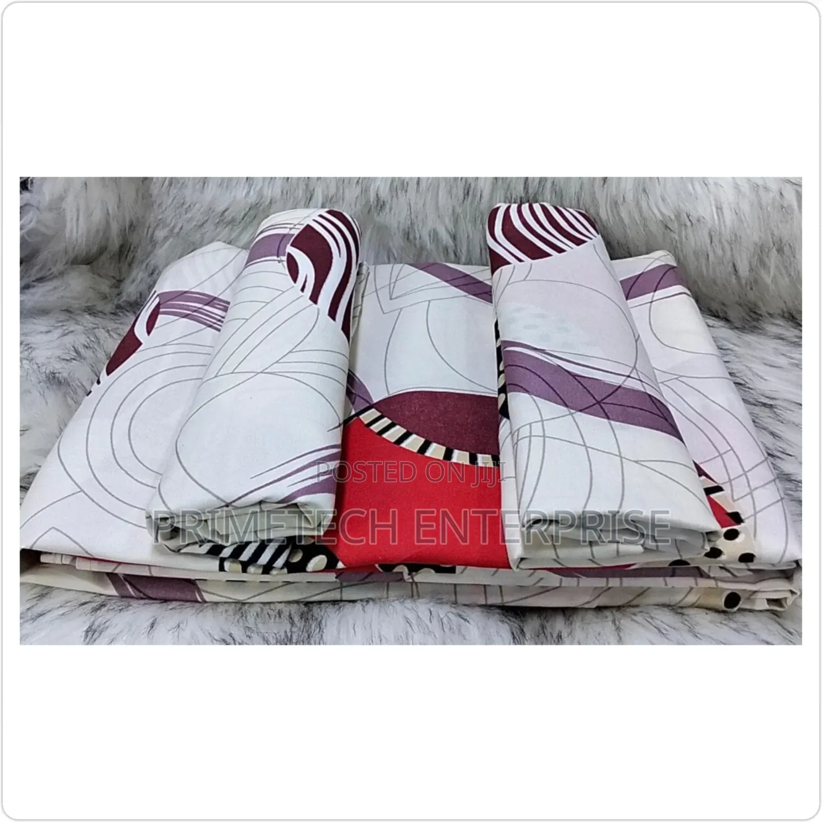 4 in 1 Bedsheets -Redwhite