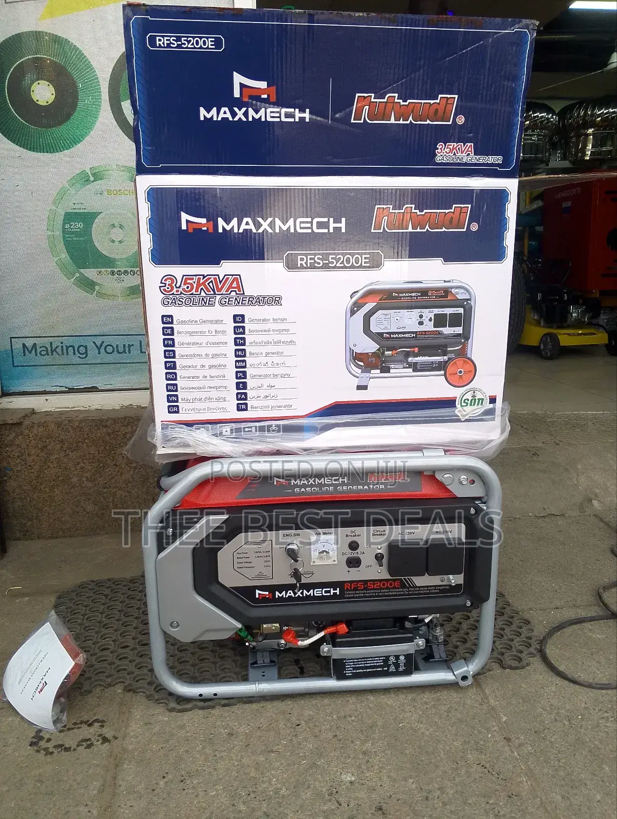 3.5kva Gasoline Generator Maxmech