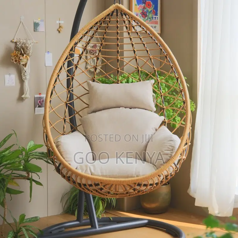 Outdoor Furniture ; Round Ratten Weaving Basket Sofa Hanging
