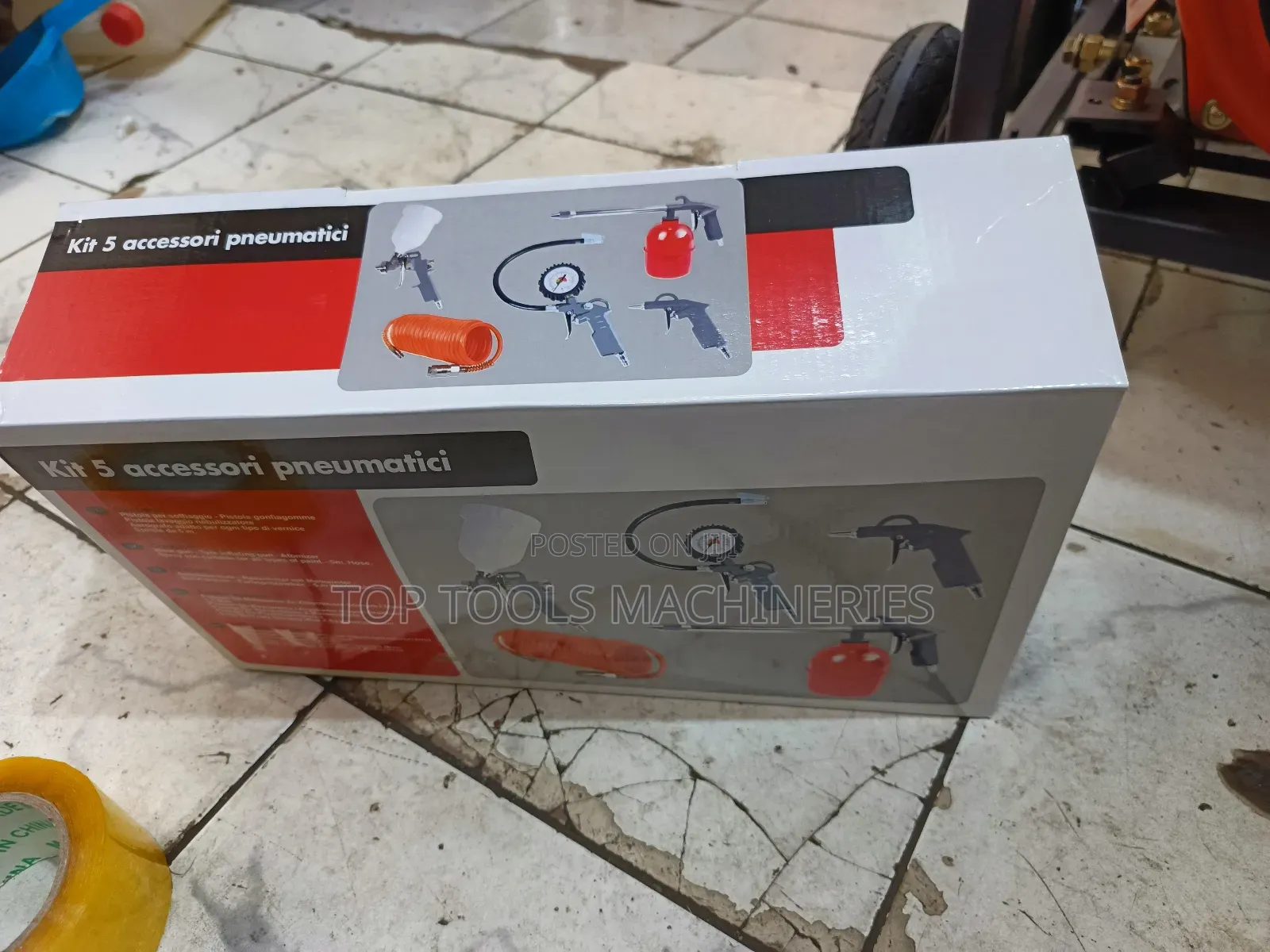 Spray Gun Compresor Kit 5 in 1