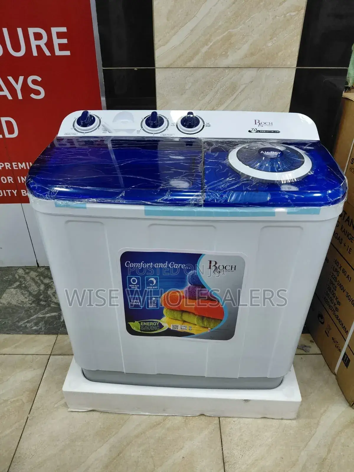 Roch 7kg  Twin Tub Washing Machine