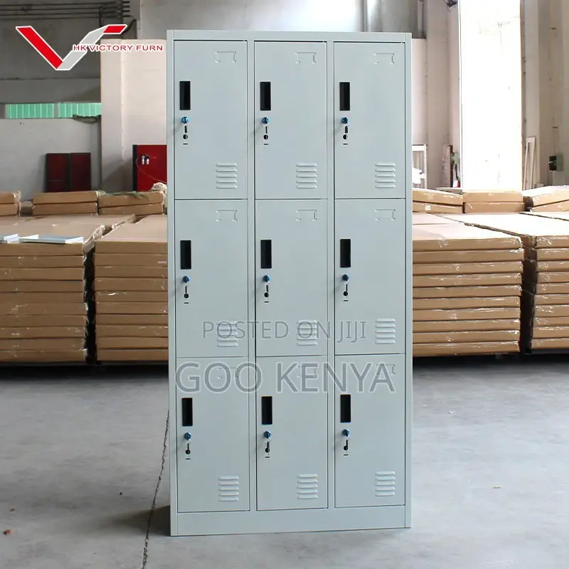Office Locker ; 9 Door Metal Cube Locker Office Cabinet