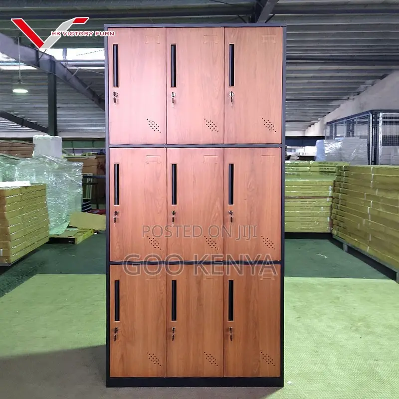 Office Locker ; 9 Door Metal Cube Locker Office Cabinet