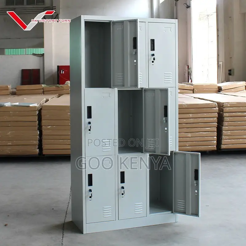 Office Locker ; 9 Door Metal Cube Locker Office Cabinet