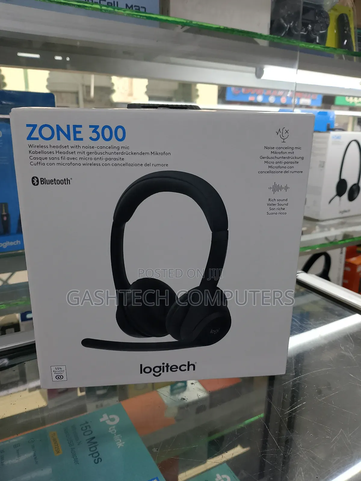 Logitech Wireless Vibe 300 Headset . Zone 300 Black