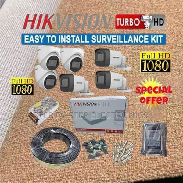 Instant Alerts Hikvision 6 1080p CCTV Cameras Full Package
