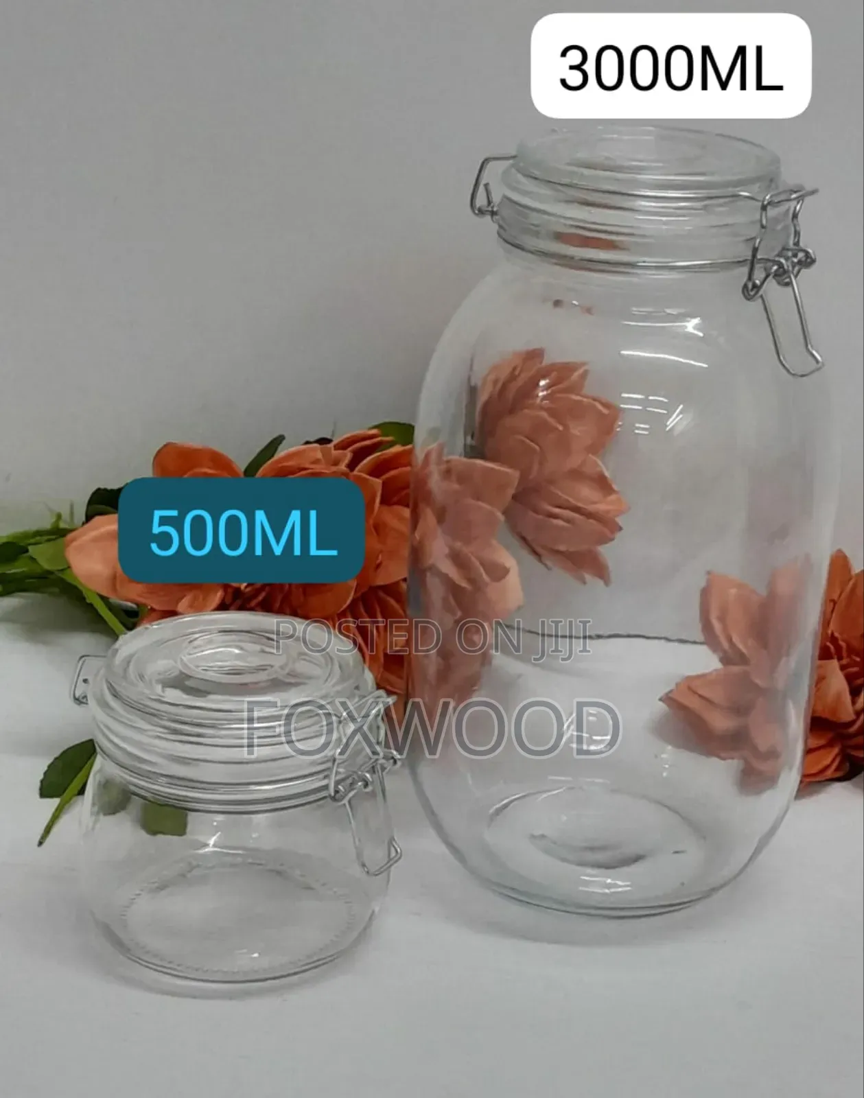 Airtight Storage Clip Top Jars Available