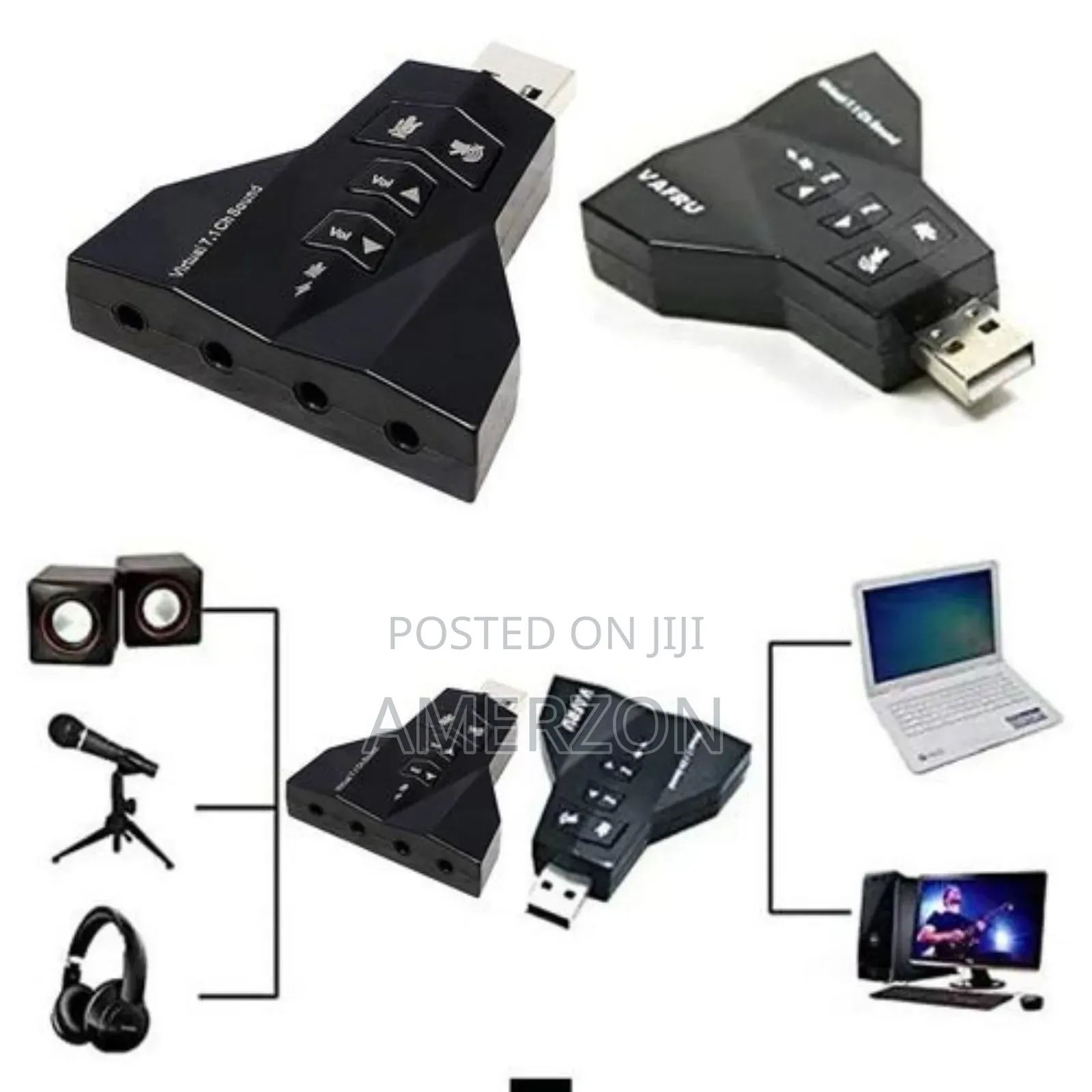 Usb to 3.5mm External Sound Card Adapter