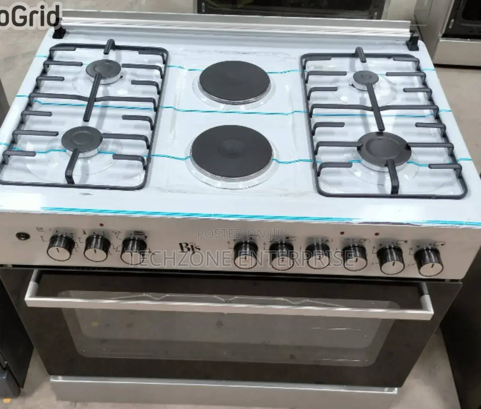 Bj`S 4-Gas+2-Electric 60×90 Gas Cooker With Turbo Fan
