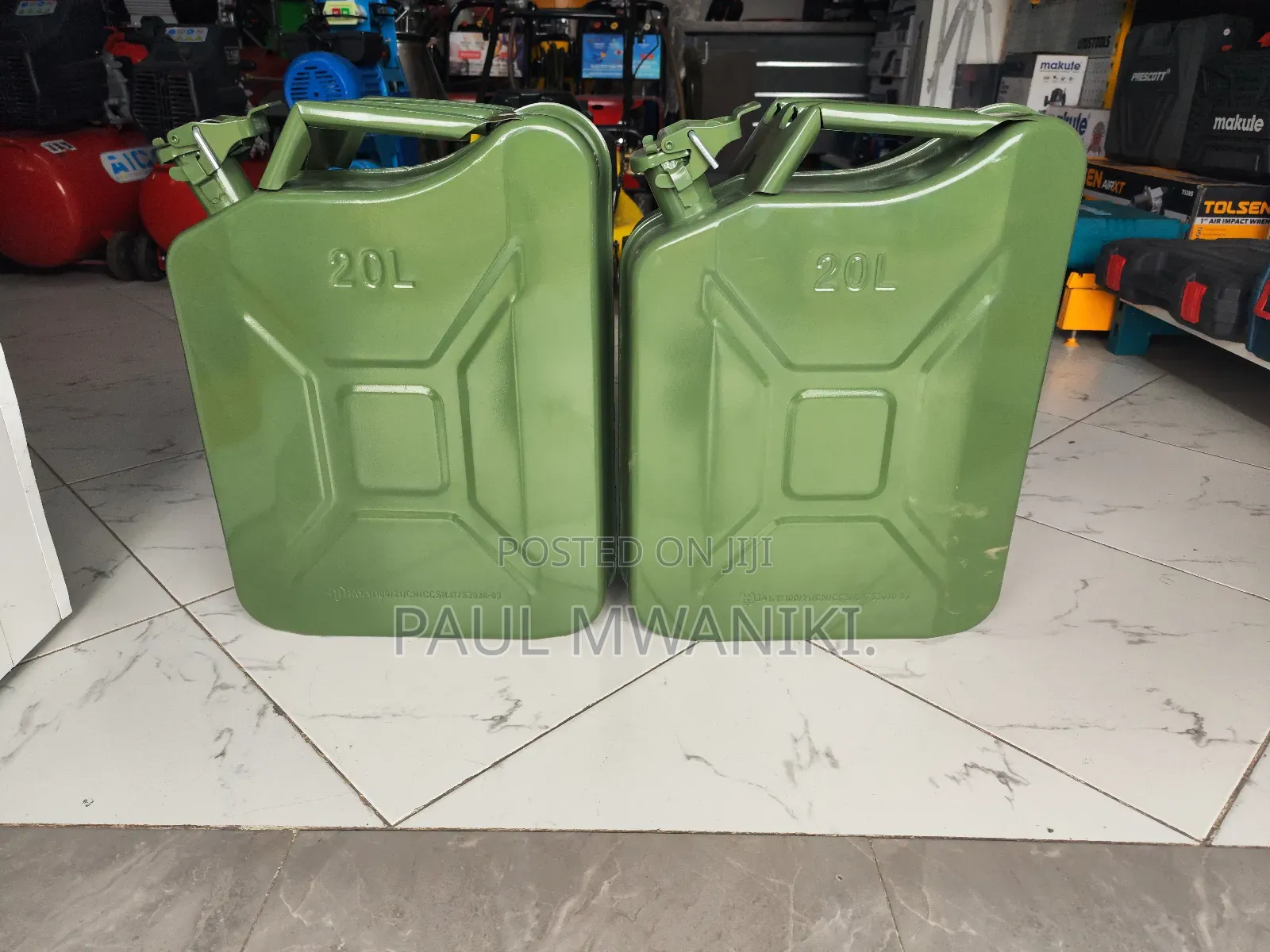 Metallic Fuel Can - 20l