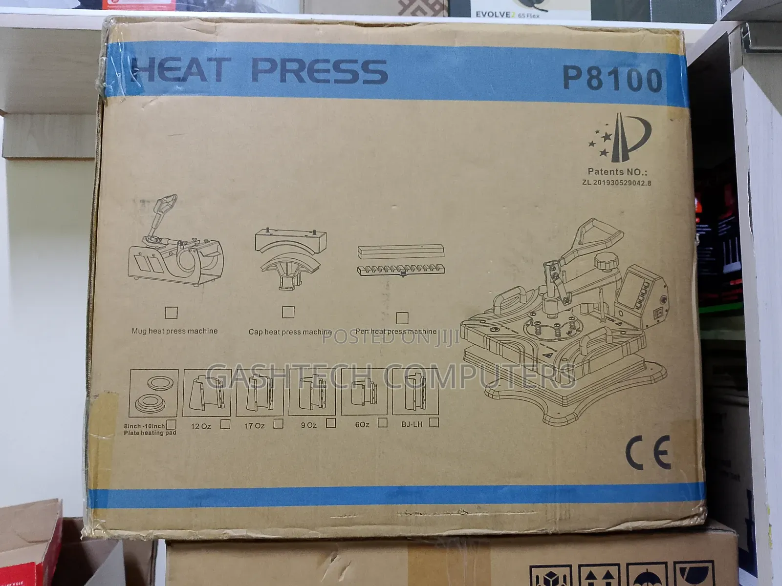 8-in-1 Heat Press Machine P8100 Heatpress 8-in-1
