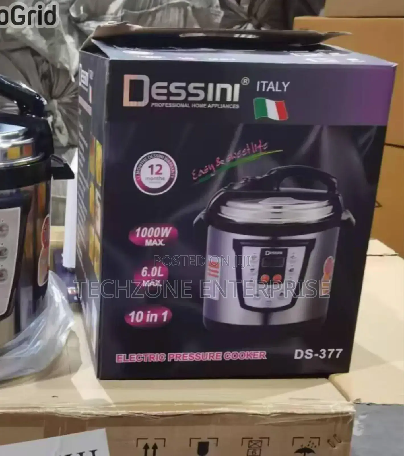 Dessini 6l Electric Pressure Cooker - 1000 Watts