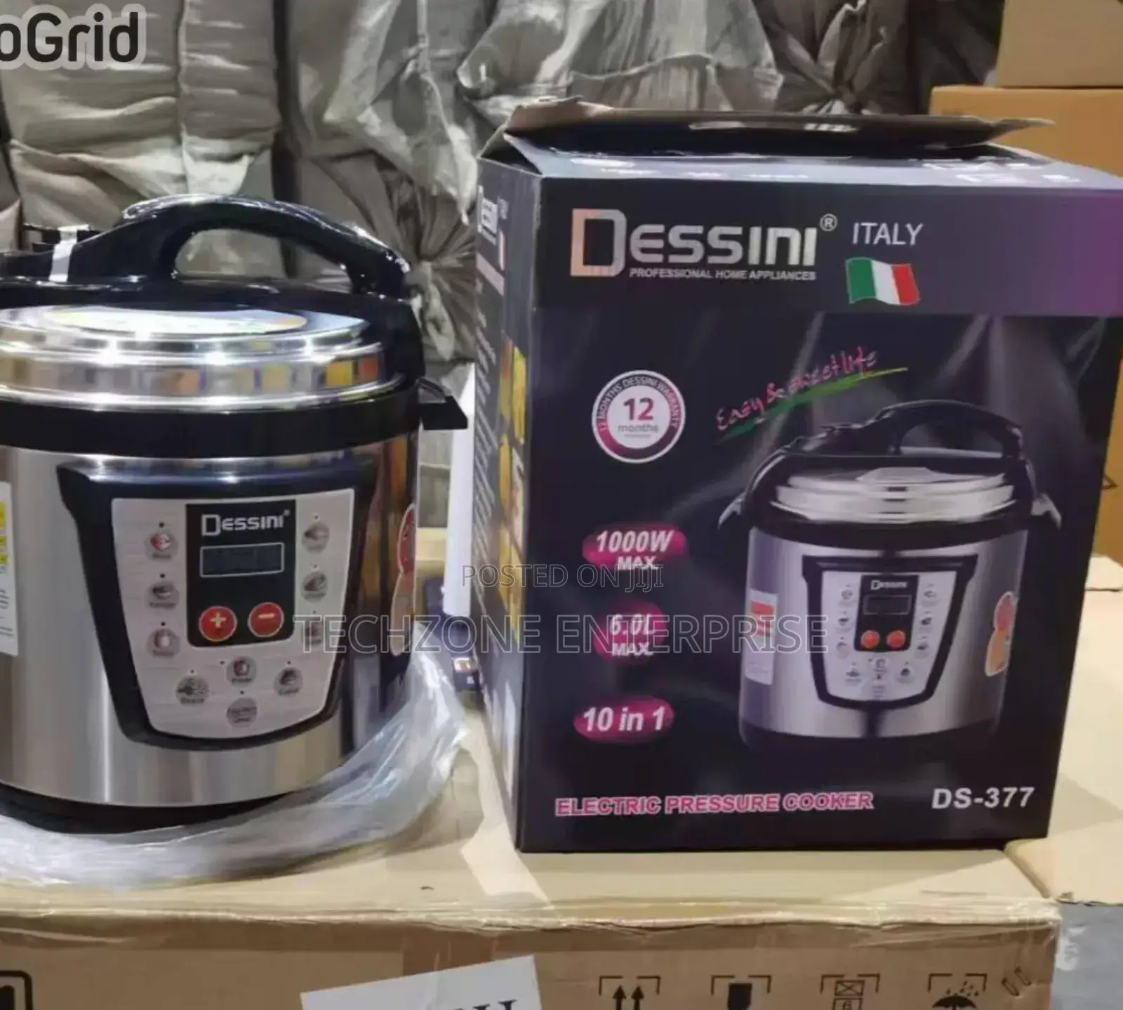 Dessini 6l Electric Stainless Steel Pressure Cooker