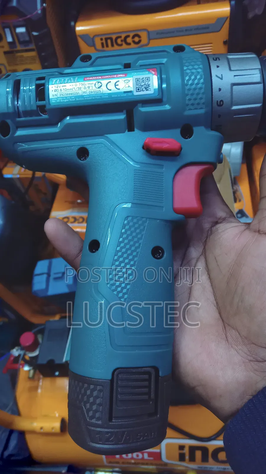 Total Tdli12428 12v Lithium-ion Cordless Drill.