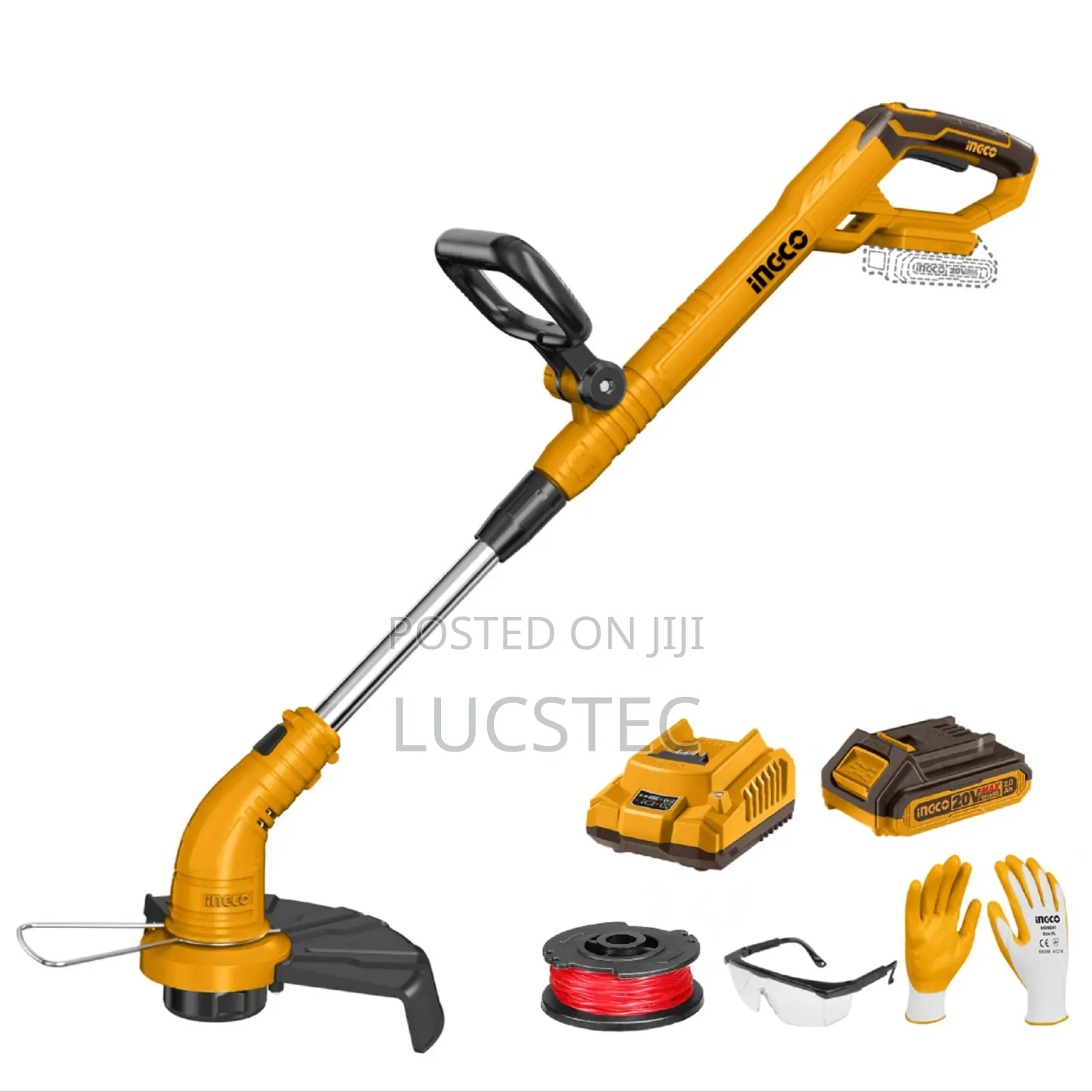Ingco 20v Lithium-ion Cordless Grass Trimmer