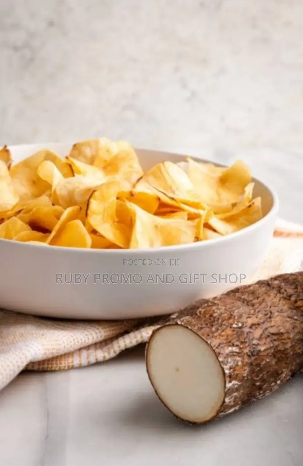 Crunchy, Crispy Freshly Fried Cassava Crips