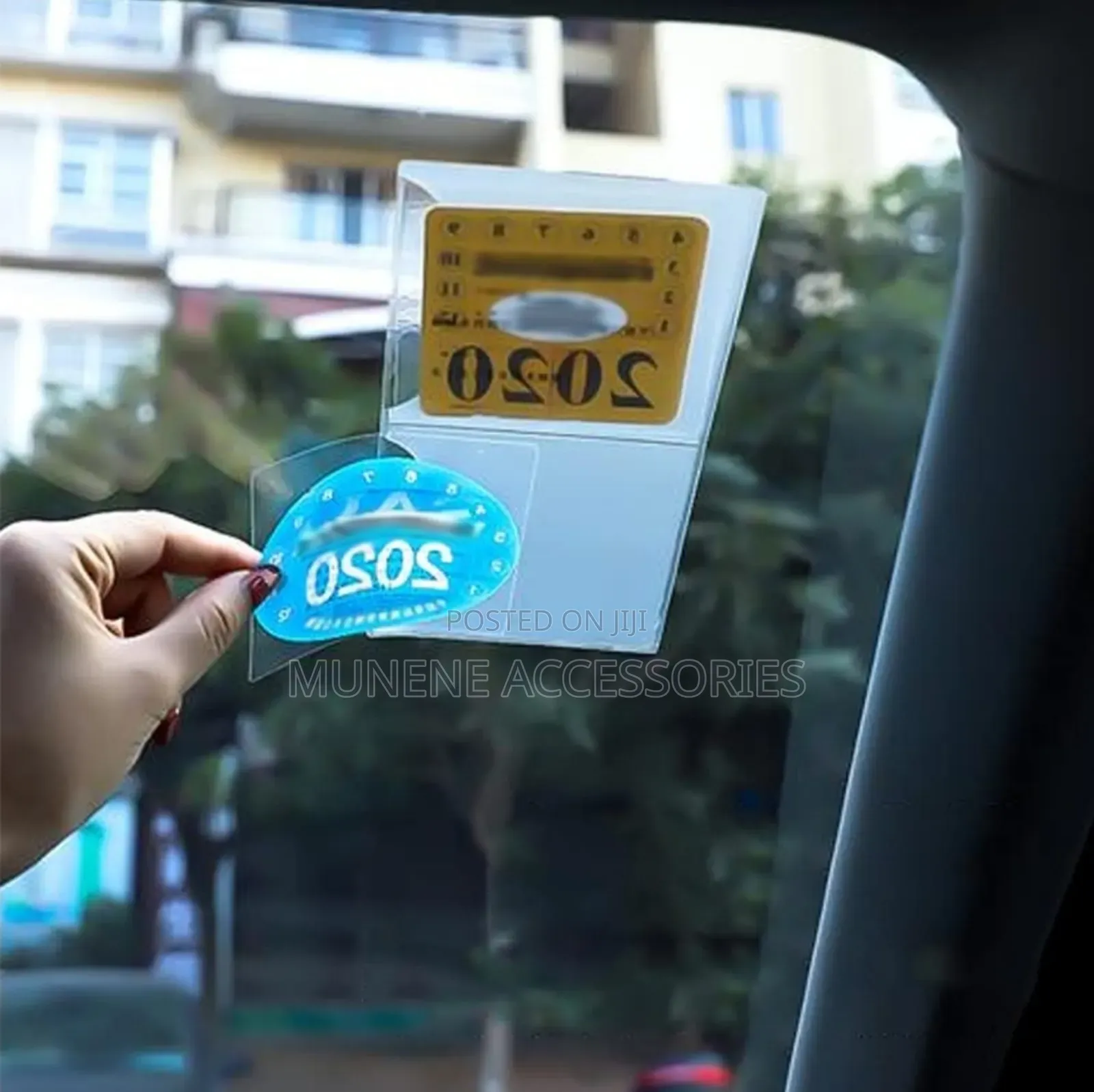 Car Style Insurance Inspection Pouch Windshield Esd Sticker