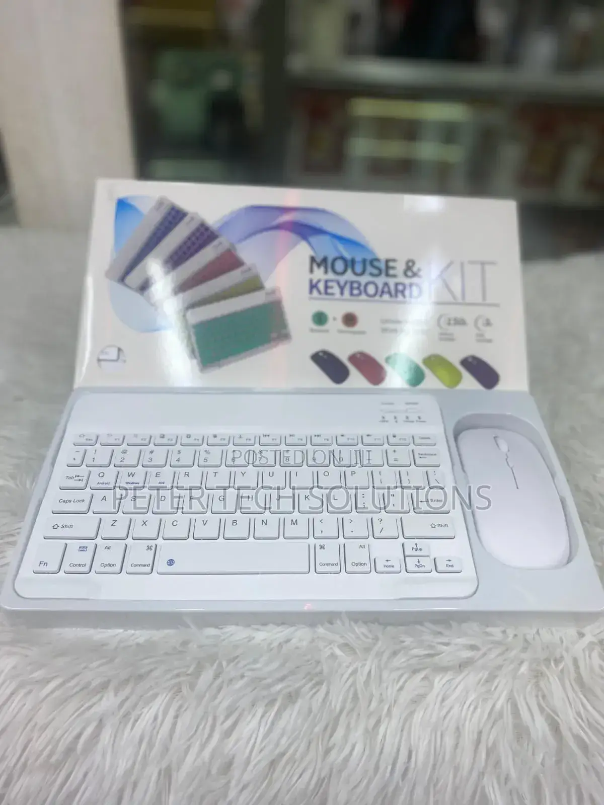 Rechargeable Bluetooth Keyboard Mouse Kit Wireless