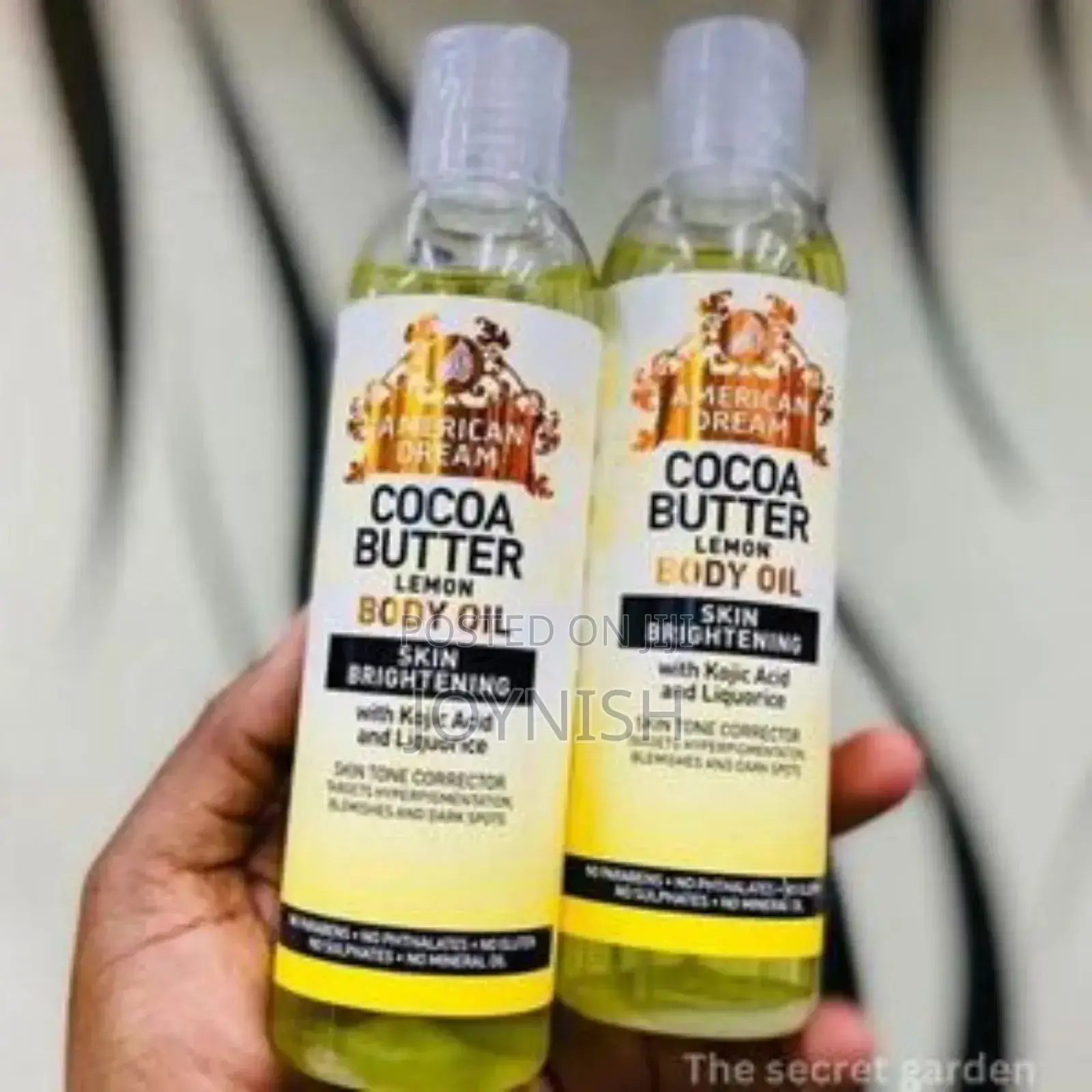 Lemon Cocoa Butter Body Oil