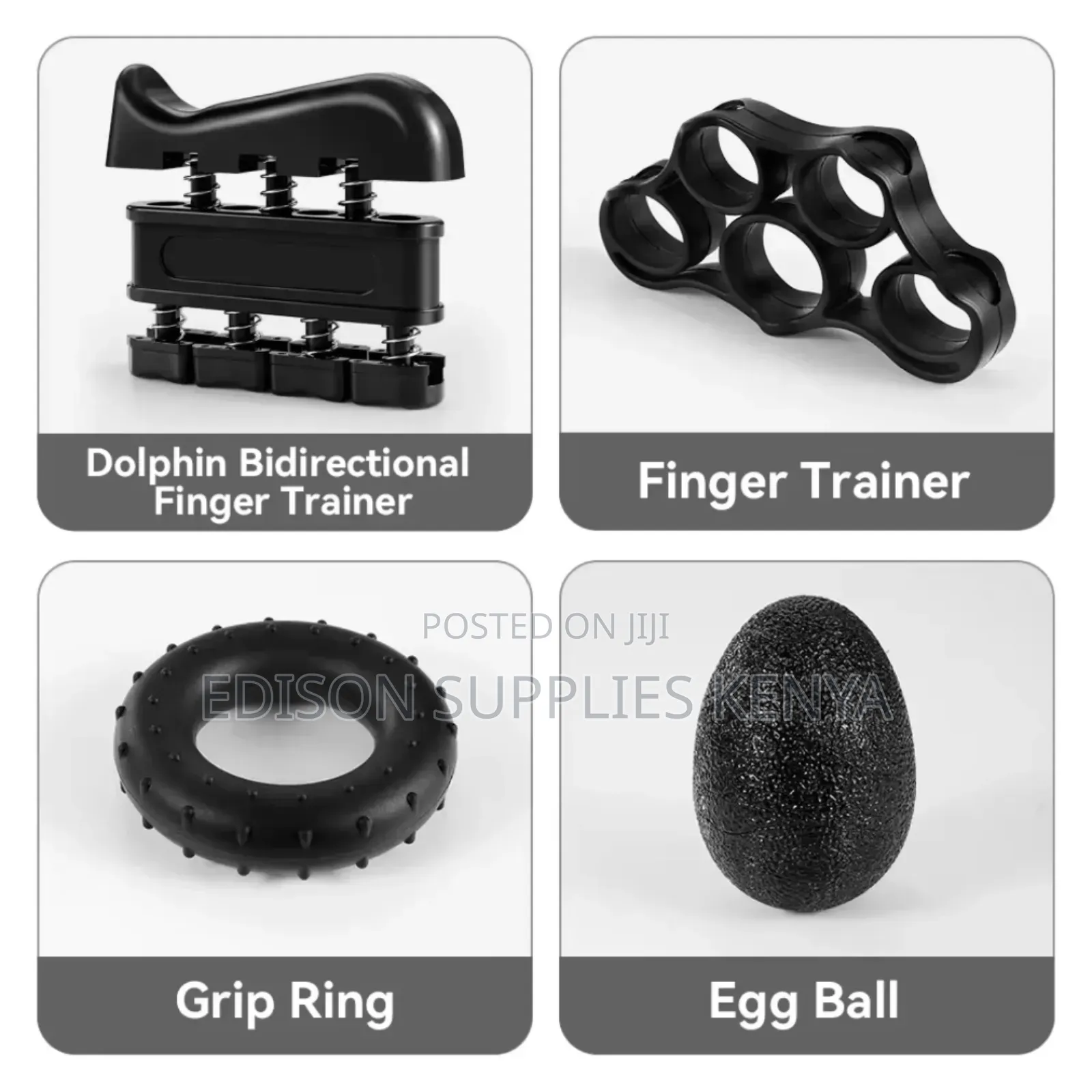 5pcs Hand Grip Exercises Set Forearm Trainer Fingers Wrist