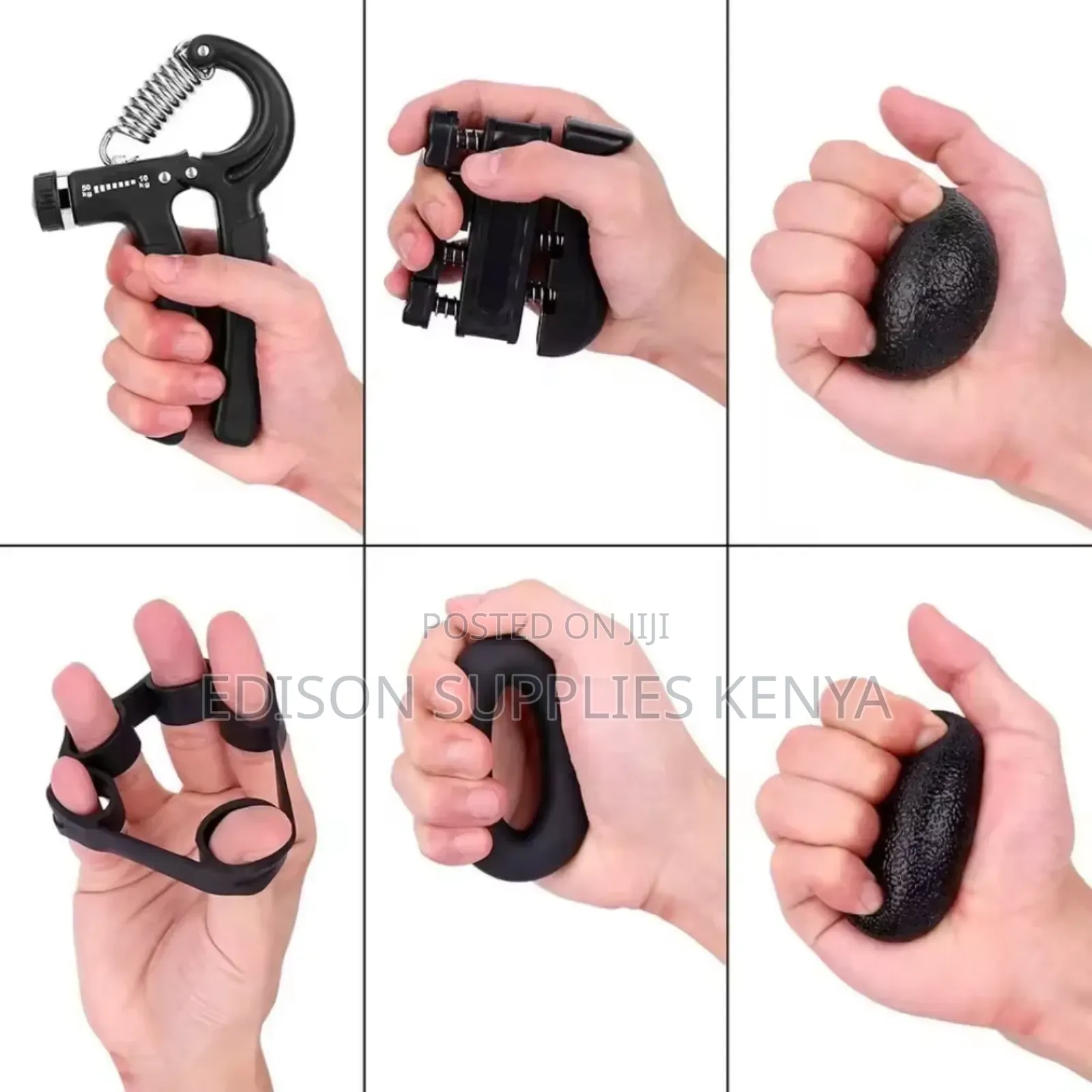 5pcs Hand Grip Exercises Set Forearm Trainer Fingers Wrist