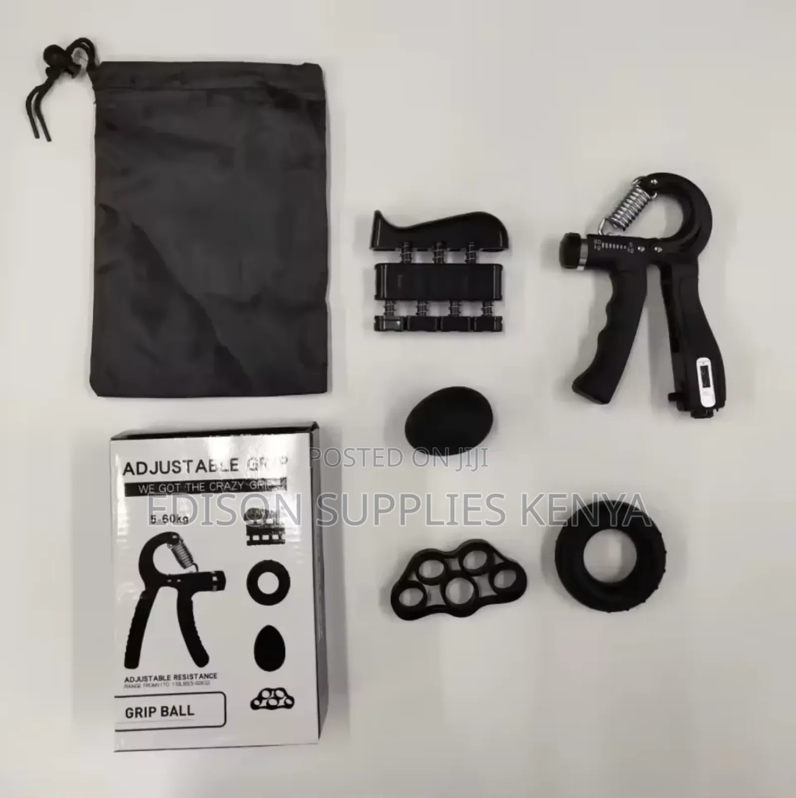 5pcs Hand Grip Exercises Set Forearm Trainer Fingers Wrist