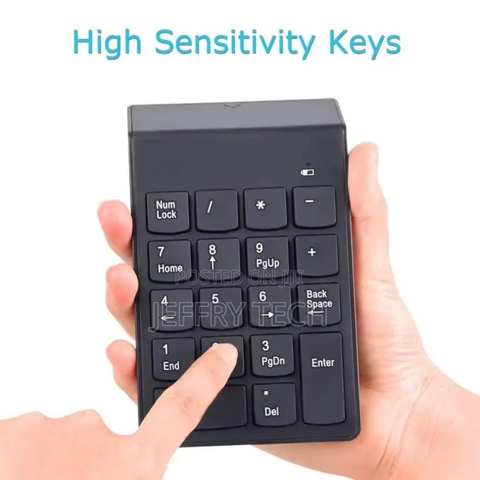 2.4ghz Wireless Usb Mini Numeric Keypad With 18 Keys