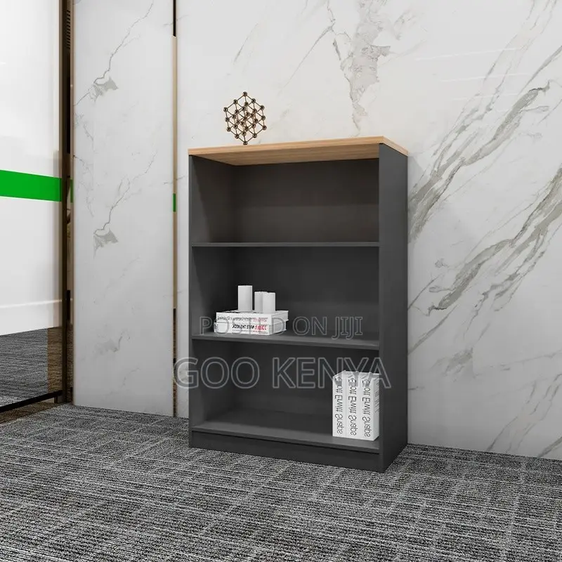 Office Cabinet ; Simple Modern Floor Library Wood Bookcase