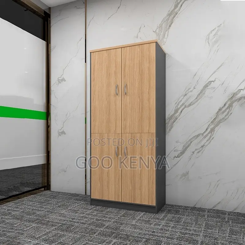 Office Cabinet ; Simple Modern Floor Library Wood Bookcase